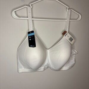HANES NEW X-Temp Bra Womens 3XL Style MHG507 White Wireless Adjustable Strap